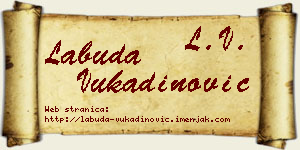 Labuda Vukadinović vizit kartica